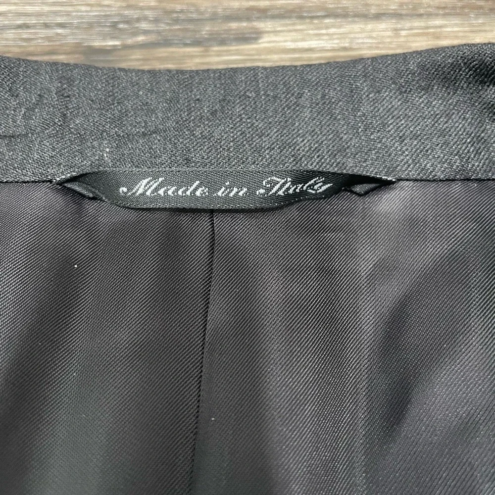 Canali Modern Fit Pure Wool Brown Label 13220‎ Two Button Dark Gray Blazer 42R